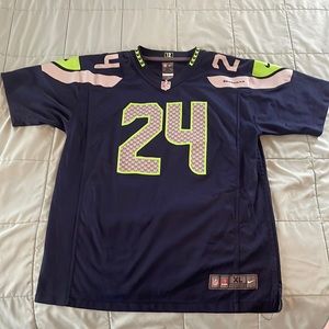 Nike Seattle Seahawks home jersey Marshawn Lynch kids XL